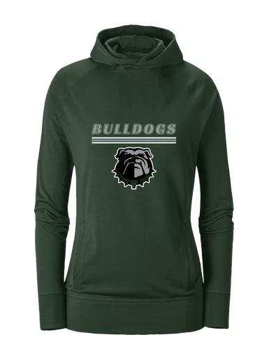 Trimble Bulldogs Mascot #8 Women's Hoodie