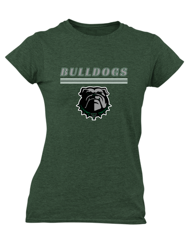 Trimble Bulldogs Mascot #8 Women's SS T-Shirt