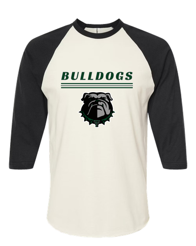 Trimble Bulldogs Mascot #8 Women's Baseball T-Shirt