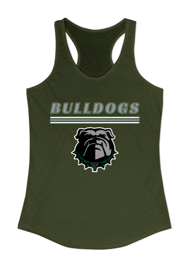 Trimble Bulldogs Mascot #8 Women's Tank Top