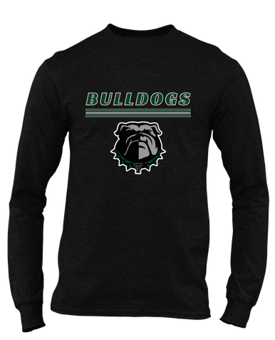 Trimble Bulldogs Mascot #8 Men's Premium LS T-Shirt