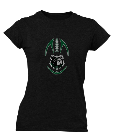 Trimble Bulldogs Football #4 Women's Premium SS T-Shirt