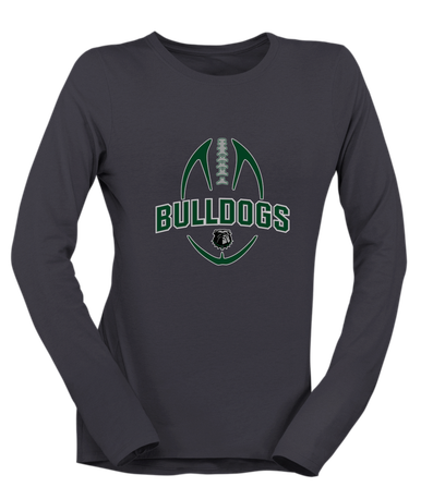 Trimble Bulldogs Football #5 Women's Premium LS T-Shirt