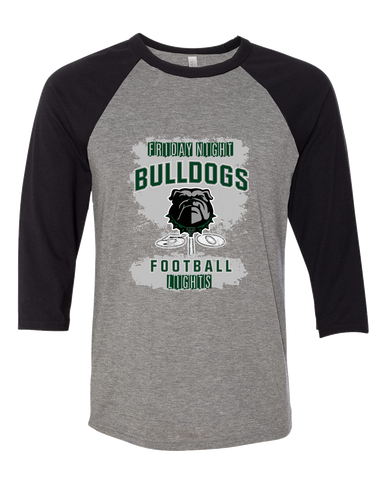 Trimble Bulldogs Football #6 Women's Baseball T-Shirt