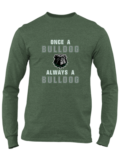 Trimble Bulldogs Once A Men's LS T-Shirt