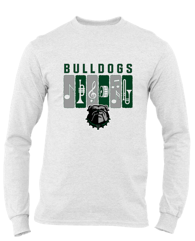 Trimble Bulldogs Band # 2 Men's Premium LS T-Shirt