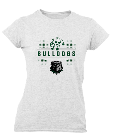 Trimble Bulldogs Band # 3 Women's SS T-Shirt