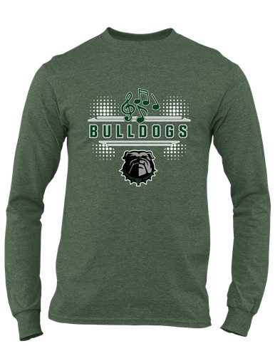 Trimble Bulldogs Band # 3 Men's Premium LS T-Shirt