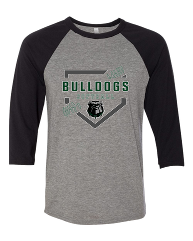 Trimble Bulldogs Softball #2 Women's Baseball T-Shirt
