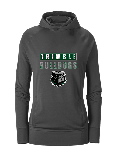 Trimble Bulldogs Mascot #9 Women's Hoodie