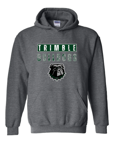 Trimble Bulldogs Mascot #9 Men's Hoodie