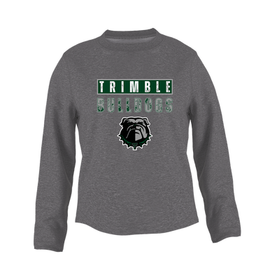 Trimble Bulldogs Mascot #9 Women's Sweatshirt