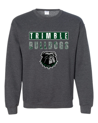 Trimble Bulldogs Mascot #9 Men's Sweatshirt
