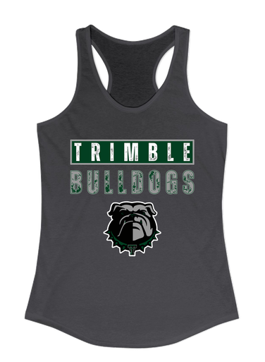 Trimble Bulldogs Mascot #9 Women's Tank Top