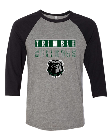 Trimble Bulldogs Mascot #9 Men's Baseball T-Shirt