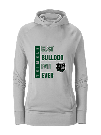Trimble Bulldogs Best Bulldog Fan Women's Hoodie