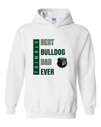 Trimble Bulldogs Best Bulldog Dad Men's Hoodie