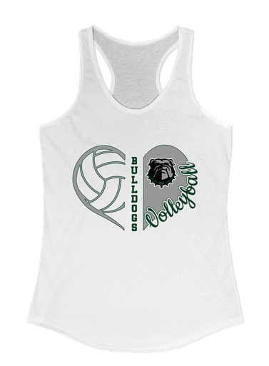Trimble Bulldogs Heart Volleyball Women's Tank Top