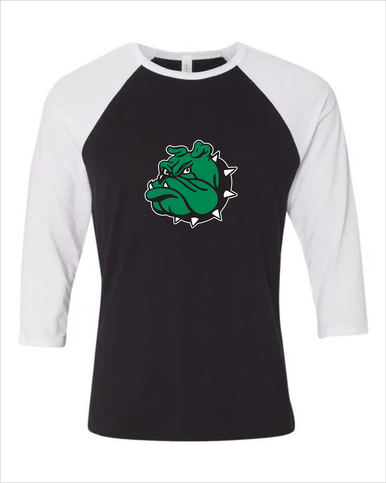 Trimble Bulldogs Mascot Mascot #1 Women's Baseball T-Shirt