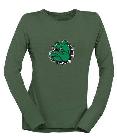 Trimble Bulldogs Mascot Mascot #1 Women's LS T-Shirt