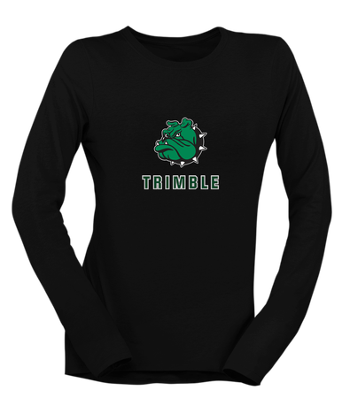 Trimble Bulldogs Mascot Mascot #2 Women's LS T-Shirt