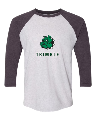 Trimble Bulldogs Mascot Mascot #2 Women's Baseball T-Shirt