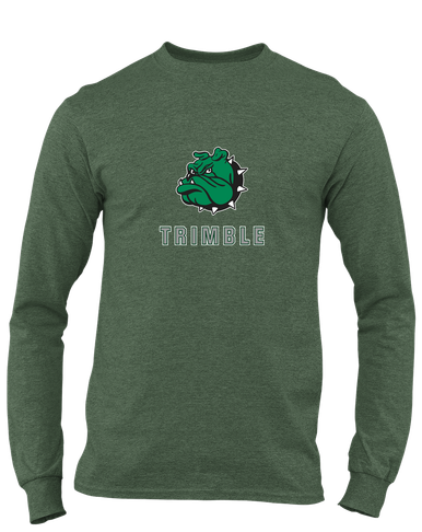 Trimble Bulldogs Mascot Mascot #2 Men's Premium LS T-Shirt