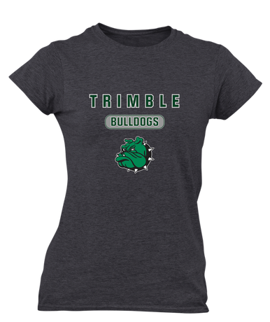 Trimble Bulldogs Mascot Mascot #3 Women's Premium SS T-Shirt
