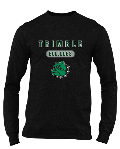 Trimble Bulldogs Mascot Mascot #3 Men's Premium LS T-Shirt