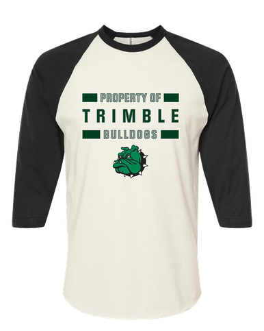 Trimble Bulldogs Mascot Property Of Women's Baseball T-Shirt