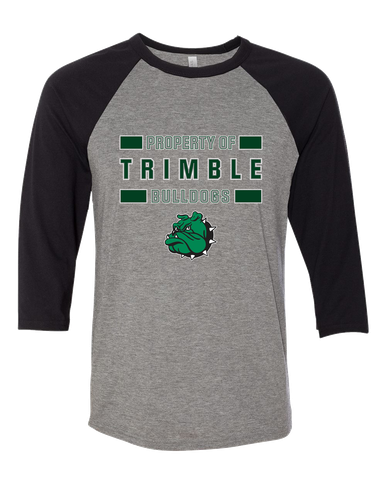 Trimble Bulldogs Mascot Property Of Men's Baseball T-Shirt