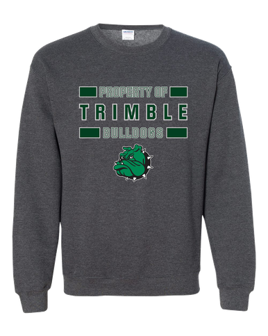 Trimble Bulldogs Mascot Property Of Men's Sweatshirt