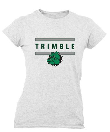 Trimble Bulldogs Mascot Mascot #4 Women's Premium SS T-Shirt