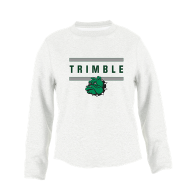 Trimble Bulldogs Mascot Mascot #4 Women's Sweatshirt