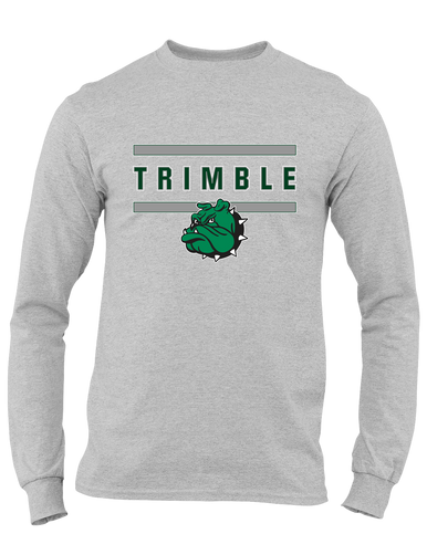 Trimble Bulldogs Mascot Mascot #4 Men's LS T-Shirt