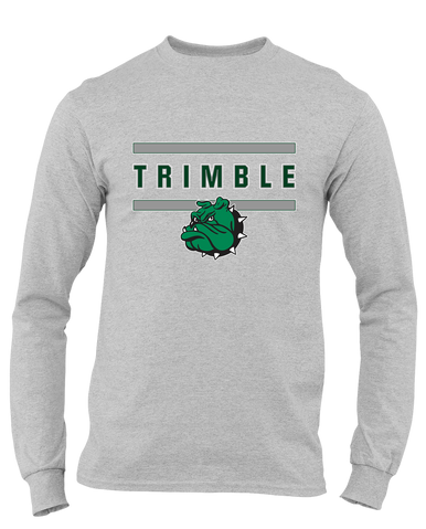 Trimble Bulldogs Mascot Mascot #4 Men's Premium LS T-Shirt