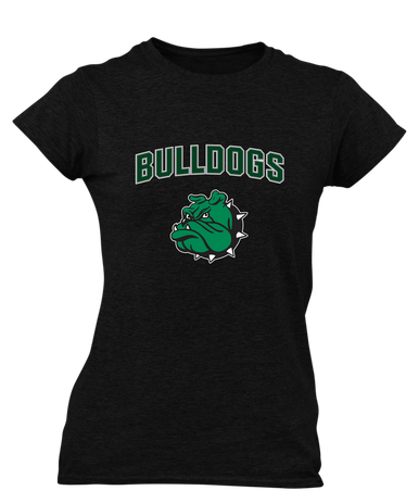 Trimble Bulldogs Mascot Mascot #6 Women's Premium SS T-Shirt