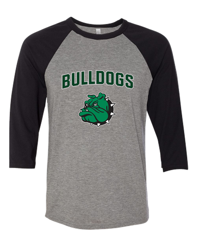 Trimble Bulldogs Mascot Mascot #6 Women's Baseball T-Shirt