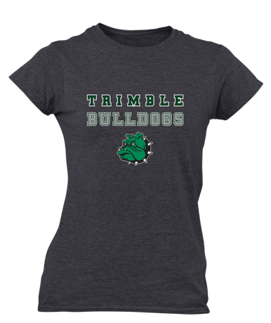 Trimble Bulldogs Mascot Spirit Women's SS T-Shirt