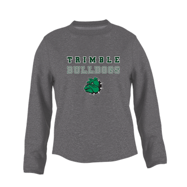 Trimble Bulldogs Mascot Spirit Women's Sweatshirt