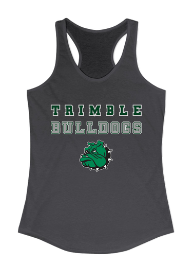 Trimble Bulldogs Mascot Spirit Women's Tank Top