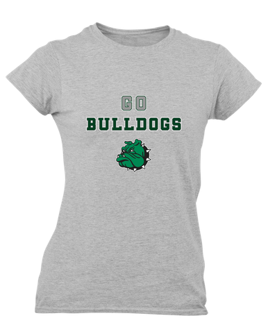 Trimble Bulldogs Mascot Go Team Women's SS T-Shirt