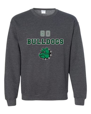 Trimble Bulldogs Mascot Go Team Men's Sweatshirt