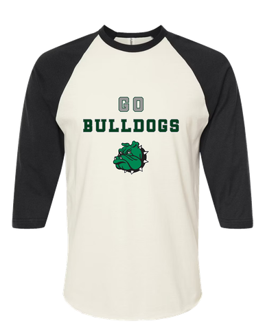 Trimble Bulldogs Mascot Go Team Men's Baseball T-Shirt