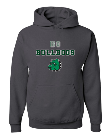 Trimble Bulldogs Mascot Go Team Men's Premium Hoodie