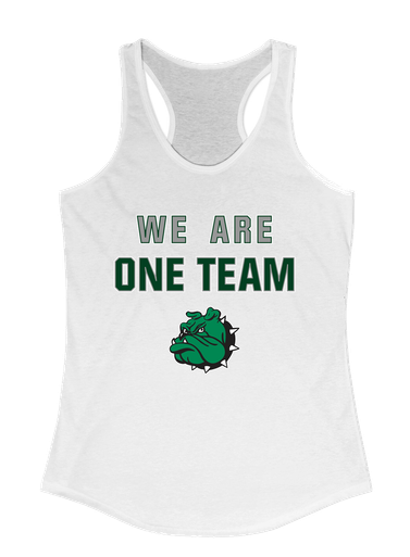 Trimble Bulldogs Mascot We Are One Team Women's Tank Top