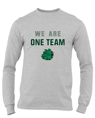 Trimble Bulldogs Mascot We Are One Team Men's Premium LS T-Shirt