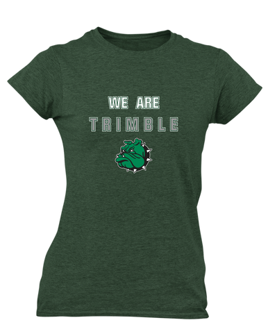 Trimble Bulldogs Mascot We Are Women's Premium SS T-Shirt