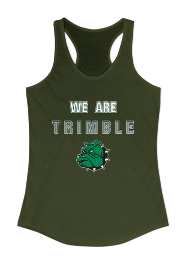 Trimble Bulldogs Mascot We Are Women's Tank Top