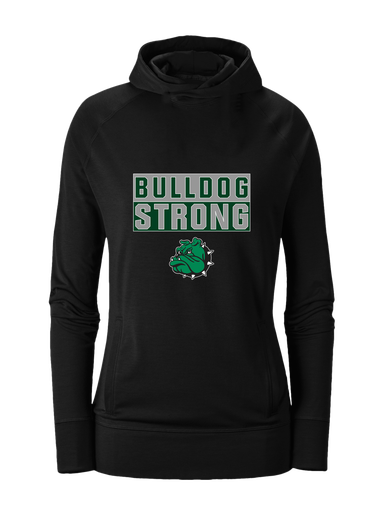 Trimble Bulldogs Mascot Strong #1 Women's Hoodie